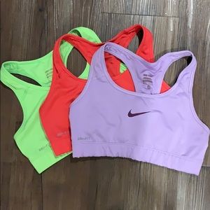 3 pack Nike sports bras